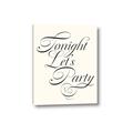 Picture of Tonight Let's Party _GroupedProduct_Rectangle_Portrait_Canvas_