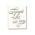 Picture of Tonight Let's Party _GroupedProduct_Rectangle_Portrait_Canvas_