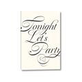 Picture of Tonight Let's Party _GroupedProduct_Rectangle_Portrait_Canvas_