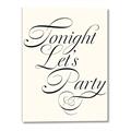 Picture of Tonight Let's Party _GroupedProduct_Rectangle_Portrait_Canvas_
