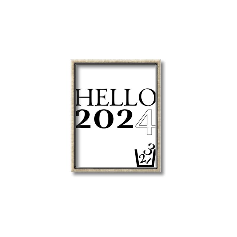 Picture of Hello 2024 _GroupedProduct_Rectangle_Portrait_Canvas_Framed_
