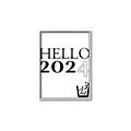 Picture of Hello 2024 _GroupedProduct_Rectangle_Portrait_Canvas_Framed_