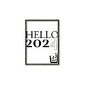 Picture of Hello 2024 _GroupedProduct_Rectangle_Portrait_Canvas_Framed_