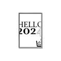 Picture of Hello 2024 _GroupedProduct_Rectangle_Portrait_Canvas_Framed_