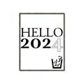 Picture of Hello 2024 _GroupedProduct_Rectangle_Portrait_Canvas_Framed_