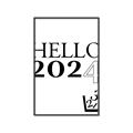 Picture of Hello 2024 _GroupedProduct_Rectangle_Portrait_Canvas_Framed_