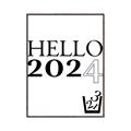 Picture of Hello 2024 _GroupedProduct_Rectangle_Portrait_Canvas_Framed_