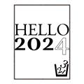 Picture of Hello 2024 _GroupedProduct_Rectangle_Portrait_Canvas_Framed_