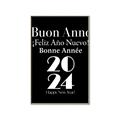 Picture of Buon Anno 2024 _GroupedProduct_Rectangle_Portrait_Canvas_Framed_