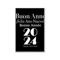 Picture of Buon Anno 2024 _GroupedProduct_Rectangle_Portrait_Canvas_Framed_