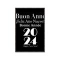 Picture of Buon Anno 2024 _GroupedProduct_Rectangle_Portrait_Canvas_Framed_