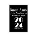 Picture of Buon Anno 2024 _GroupedProduct_Rectangle_Portrait_Canvas_Framed_