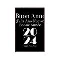 Picture of Buon Anno 2024 _GroupedProduct_Rectangle_Portrait_Canvas_Framed_