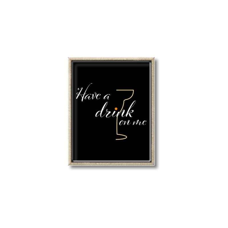 Picture of Have a Drink _GroupedProduct_Rectangle_Portrait_Canvas_Framed_