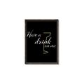 Picture of Have a Drink _GroupedProduct_Rectangle_Portrait_Canvas_Framed_