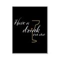 Picture of Have a Drink _GroupedProduct_Rectangle_Portrait_Canvas_Framed_