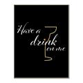 Picture of Have a Drink _GroupedProduct_Rectangle_Portrait_Canvas_Framed_
