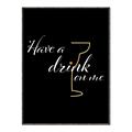 Picture of Have a Drink _GroupedProduct_Rectangle_Portrait_Canvas_Framed_