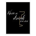 Picture of Have a Drink _GroupedProduct_Rectangle_Portrait_Canvas_Framed_