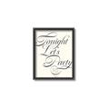 Picture of Tonight Let's Party _GroupedProduct_Rectangle_Portrait_Canvas_Framed_
