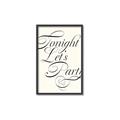 Picture of Tonight Let's Party _GroupedProduct_Rectangle_Portrait_Canvas_Framed_