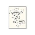 Picture of Tonight Let's Party _GroupedProduct_Rectangle_Portrait_Canvas_Framed_