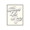 Picture of Tonight Let's Party _GroupedProduct_Rectangle_Portrait_Canvas_Framed_