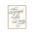 Picture of Tonight Let's Party _GroupedProduct_Rectangle_Portrait_Canvas_Framed_