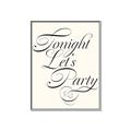 Picture of Tonight Let's Party _GroupedProduct_Rectangle_Portrait_Canvas_Framed_