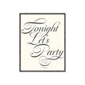 Picture of Tonight Let's Party _GroupedProduct_Rectangle_Portrait_Canvas_Framed_