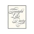 Picture of Tonight Let's Party _GroupedProduct_Rectangle_Portrait_Canvas_Framed_