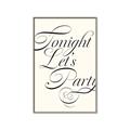 Picture of Tonight Let's Party _GroupedProduct_Rectangle_Portrait_Canvas_Framed_
