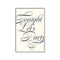 Picture of Tonight Let's Party _GroupedProduct_Rectangle_Portrait_Canvas_Framed_