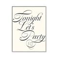 Picture of Tonight Let's Party _GroupedProduct_Rectangle_Portrait_Canvas_Framed_