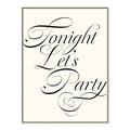 Picture of Tonight Let's Party _GroupedProduct_Rectangle_Portrait_Canvas_Framed_