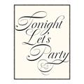 Picture of Tonight Let's Party _GroupedProduct_Rectangle_Portrait_Canvas_Framed_