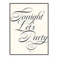 Picture of Tonight Let's Party _GroupedProduct_Rectangle_Portrait_Canvas_Framed_
