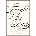 Picture of Tonight Let's Party _GroupedProduct_Rectangle_Portrait_Canvas_Framed_