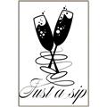 Picture of Just a Sip _GroupedProduct_Rectangle_Portrait_Canvas_Framed_