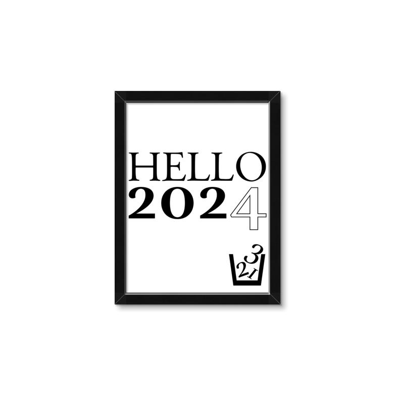 Picture of Hello 2024 _GroupedProduct_Rectangle_Portrait_Framed_Matted_