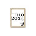 Picture of Hello 2024 _GroupedProduct_Rectangle_Portrait_Framed_Matted_