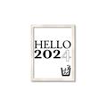 Picture of Hello 2024 _GroupedProduct_Rectangle_Portrait_Framed_Matted_