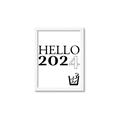 Picture of Hello 2024 _GroupedProduct_Rectangle_Portrait_Framed_Matted_
