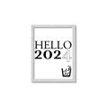 Picture of Hello 2024 _GroupedProduct_Rectangle_Portrait_Framed_Matted_