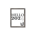 Picture of Hello 2024 _GroupedProduct_Rectangle_Portrait_Framed_Matted_