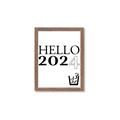 Picture of Hello 2024 _GroupedProduct_Rectangle_Portrait_Framed_Matted_