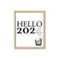 Picture of Hello 2024 _GroupedProduct_Rectangle_Portrait_Framed_Matted_