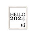 Picture of Hello 2024 _GroupedProduct_Rectangle_Portrait_Framed_Matted_