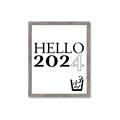 Picture of Hello 2024 _GroupedProduct_Rectangle_Portrait_Framed_Matted_