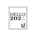 Picture of Hello 2024 _GroupedProduct_Rectangle_Portrait_Framed_Matted_